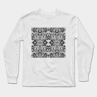 Abstract psychedelic pattern Long Sleeve T-Shirt